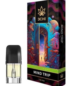 3CHI | True Strain THC Vape Pod - Mind Trip | Hybrid - 2g Disposable Vape Pod