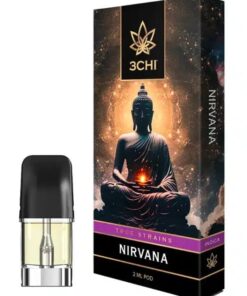 3CHI | True Strain THC Vape Pod - Nirvana | Indica - 2g Disposable Vape Pod