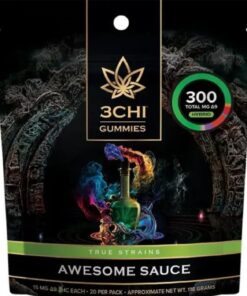 3CHI | True Strains High Potency Gummies Awesome Sauce | 30mg - 2ct