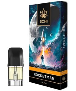 3CHI | True Strains THC Vape Pod - Rocket Man | Sativa - 2g Disposable Vape Pod