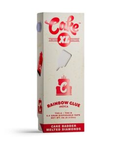 Cake | Rainbow Glue THC Vape Pen | with Cake Badder Melted Diamonds - XL - 6g