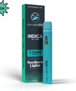 Cannabis Life | Blueberry Cookies THC Vape Pen | 3g Hybrid - Entourage Blend Disposable Vape