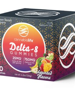Cannabis Life | Delta-8 THC Gummies - Assorted Flavors | 25mg - 30ct