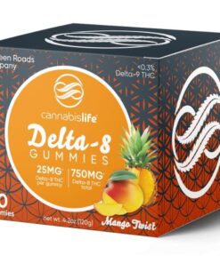 Cannabis Life | Delta-8 THC Gummies - Mango Twist | 25mg - 30ct