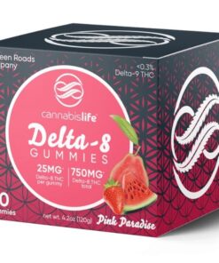 Cannabis Life | Delta-8 THC Gummies - Pink Paradise | 25mg - 30ct