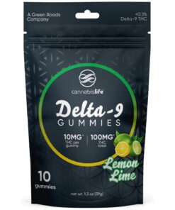 Cannabis Life | Delta-9 THC Gummies - Lemon Lime | 10mg - 10ct