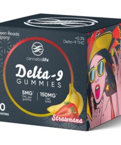 Cannabis Life | Delta-9 THC Gummies Strawnana | 5mg THC - 30ct