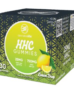 Cannabis Life | Lemon Drop HHC Gummies | 25mg - 30 Count