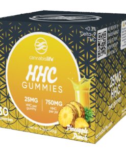 Cannabis Life | Pineapple Punch HHC Gummies | 25mg - 30 Count