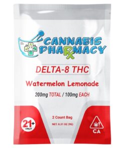 Cannabis Pharmacy Delta-8 THC Gummies | 100mg - Watermelon Lemonade - 2ct