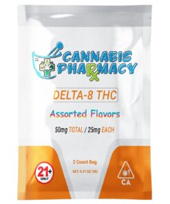 Cannabis Pharmacy Delta-8 THC Gummies | 25mg - Assorted Flavor - 2ct