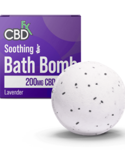 CBDfx | CBD Bath Bomb - Soothing | 200mg Lavender Bath Bomb