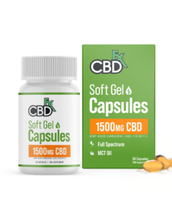CBDfx | CBD Capsules Full Spectrum | 1500mg CBD - 30ct