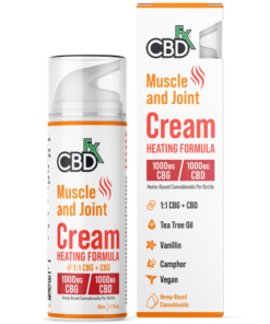 CBDfx | CBD Cream - 1000mg Heating Formula | Muscle & Joint Heating Pain Cream