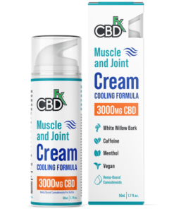 CBDfx | CBD Cream - 3000mg Cooling Formula | Muscle & Joint Cooling Pain Cream
