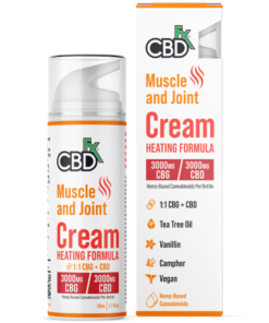 CBDfx | CBD Cream - 3000mg Heating Formula | Muscle & Joint Heating Pain Cream