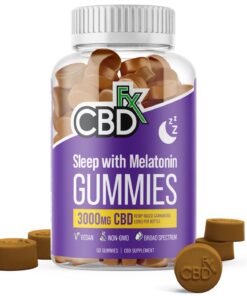CBDfx | CBD & Melatonin Gummies | 3000mg - 60ct