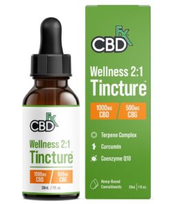 CBDfx | CBD Tincture | 1000mg CBD + 500mg CBG - 30mL