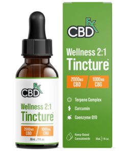 CBDfx | CBD Tincture | 2000mg CBD + 1000mg CBG - 30mL