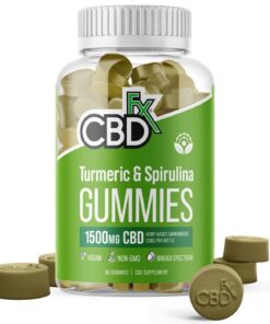 CBDfx | CBD, Turmeric & Spirulina Gummies | 1500mg - 60ct