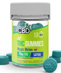 CBDfx | Delta-9 THC Gummies - Magic Melon | 10mg THC + 30mg CBD - 20ct