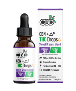 CBDfx | Sleep THC Tincture | 67.5mg THC + 3000mg CBD - 30mL
