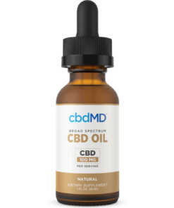 cbdMD | CBD Tincture Natural Flavor | 3000mg - 30 ML