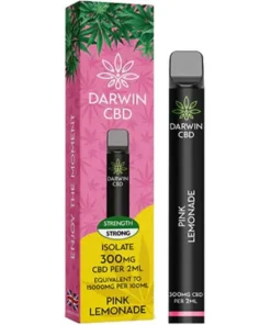 Darwin CBD Pink Lemonade 300mg CBD disposable vape 2ml