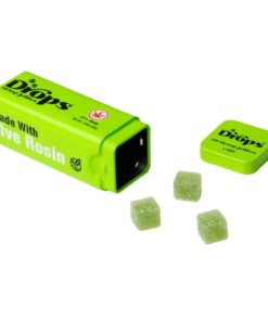 Drops | THC Gummies - Balanced Lime | 5mg D9 THC Edibles - 20ct