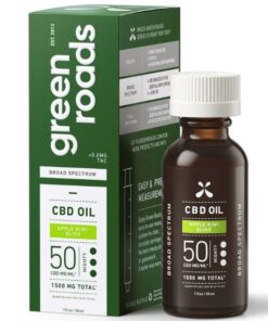 Green Roads | Broad Spectrum CBD Tincture Apple Kiwi | 50mg-30mL