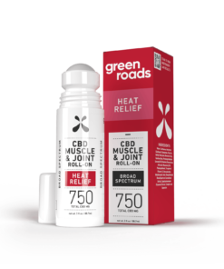 Green Roads | CBD Cream - 750mg Heating Formula | Muscle & Joint Heat Relief Roll-On