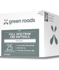 Green Roads | CBD Full Spectrum Softgels | 25mg - 30 Count