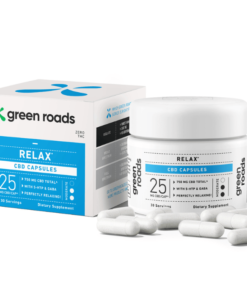 Green Roads | CBD Relax Capsules | 25mg - 30 Count
