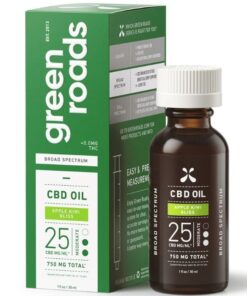 Green Roads | CBD Tincture | Apple Kiwi - Broad Spectrum CBD 750mg-30mL