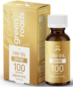 Green Roads | CBD Tincture | Gold Full Spectrum 3000mg-30mL