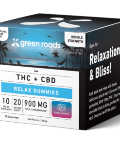 Green Roads | Delta-9 THC Gummies Peach Berry | 10mg THC + 20mg CBD - 30ct