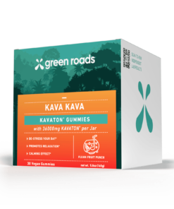 Green Roads | Kava Gummies - Fijian Fruit | 1200mg Kavaton - 30ct
