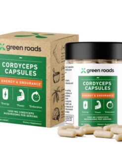 Green Roads | Nootropic Mushrooms Energy & Endurance Capsules | 500mg - 60 Count