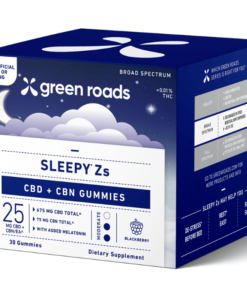 Green Roads | Sleepy Z's Sleep Gummies | 25mg-30 Count