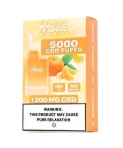 Huka Puff | Mandarin Orange CBD Vape - 5000 Puffs