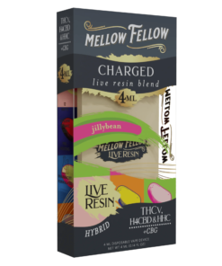 Mellow Fellow | Charged Live Resin Blend Disposable Vape | 4ml - Jilly Bean - Hybrid