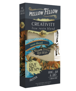 Mellow Fellow | Creativity Live Resin Blend Disposable Vape | 4ml - Sour Diesel - Sativa
