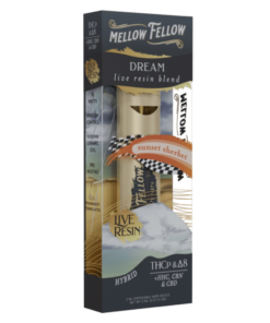 Mellow Fellow | Dream Blend Live Resin THC Vape | 2ml - Sunset Sherbet - Hybrid
