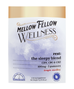 Mellow Fellow | Gummies | Sleep Blend Tropic Medley | 80mg - 2ct