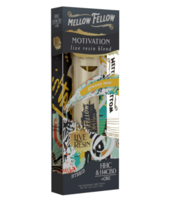 Mellow Fellow | Motivation Blend Live Resin THC Vape | 2ml - Granny Mac - Hybrid