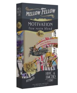 Mellow Fellow | Motivation Blend Live Resin THC Vape | 4ml - Tres Leches - Hybrid