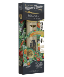 Mellow Fellow | Recover Blend Live Resin THC Vape | 2ml - Juicy Fruit - Hybrid