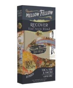 Mellow Fellow | Recover Blend Live Resin THC Vape | 4ml - Ghost OG - Hybrid