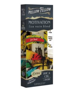 Mellow Fellow | THC Vape Pen - Jet Fuel | Motivation Live Resin Blend Disposable Vape | 1g - Hybrid