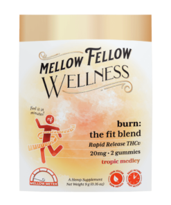 Mellow Fellow | THCv Gummies | The Burn Blend - Tropic Medley | 20mg - 2ct
